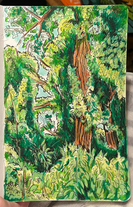 Traditional Background, sketch ($15) Traditional Background, sketch ($15)