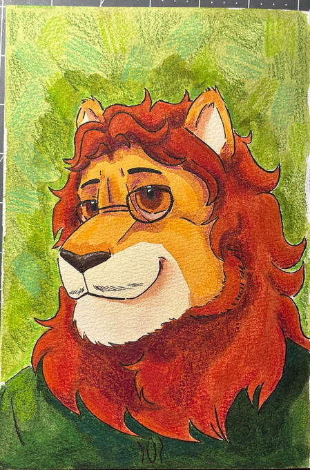Traditional Bust; simple background + shading ($40)